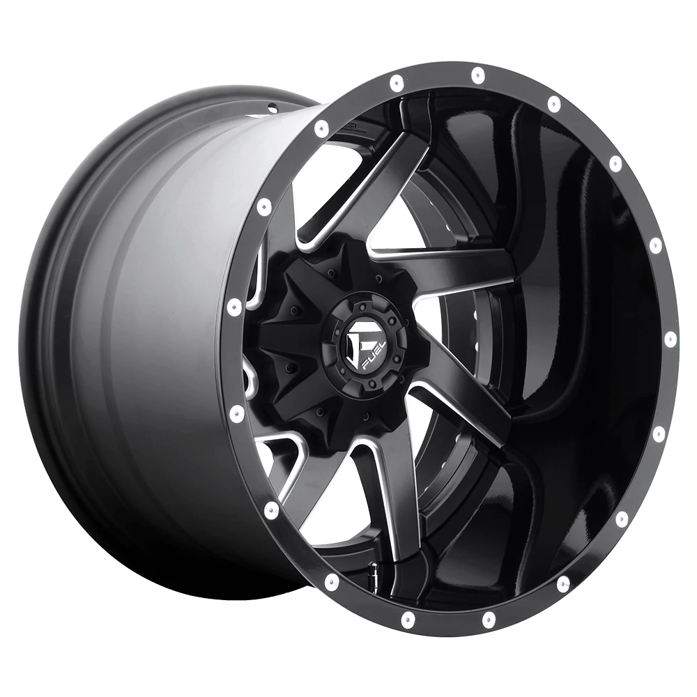 FUEL OFF-ROAD D265 RENEGADE MATTE BLACK MILLED | 22x12 -44 125.1 (8x180)
