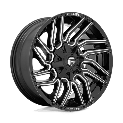 FUEL OFF-ROAD D773 GLOSS BLACK MILLED | 22x12 -44 124.2 (8x180)