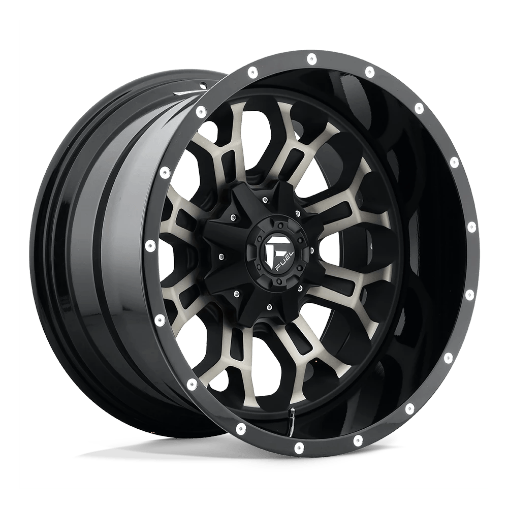 FUEL OFF-ROAD D268 CRUSH MATTE BLACK DOUBLE DARK TINT | 22x14 -70 106.1 (6x135/6x139.7)