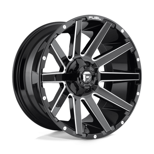 FUEL OFF-ROAD D615 GLOSS BLACK MILLED | 24x14 -75 106.1 (6x135/6x139.7)