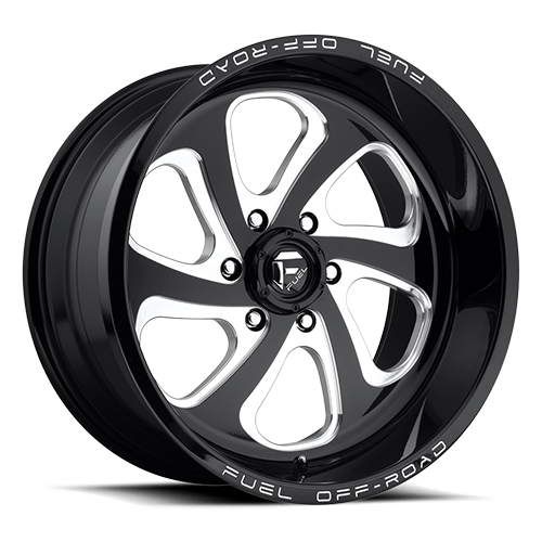 FUEL OFF-ROAD D587 FLOW GLOSS BLACK MILLED | 20x9 1 108 (6x139.7)