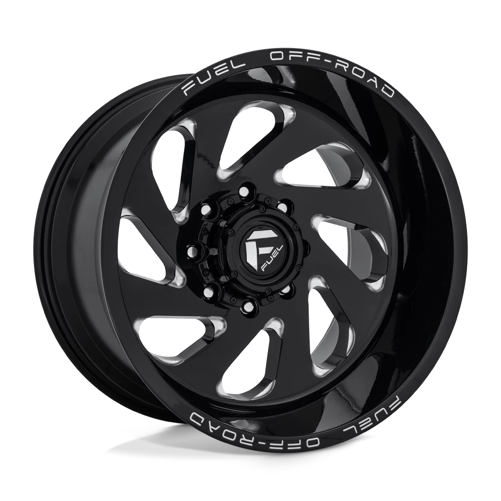 FUEL OFF-ROAD D637 VORTEX GLOSS BLACK MILLED | 20x10 -18 125.1 (8x170)