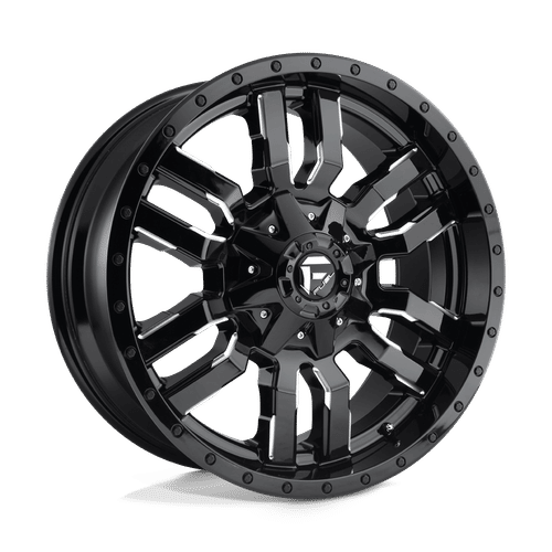 FUEL OFF-ROAD D595 GLOSS BLACK MILLED | 22x9.5 20 125.1 (8x165.1)