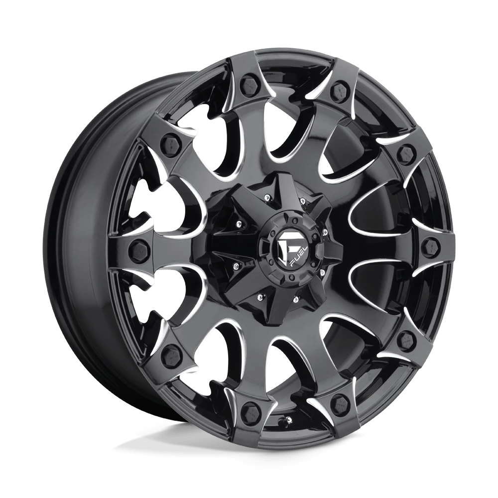 FUEL OFF-ROAD D578 BATTLE AXE GLOSS BLACK MILLED | 20x9 1 125.1 (8x170)