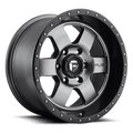 FUEL OFF-ROAD D619 PODIUM MATTE GUN METAL BLACK BEAD RING | 20x9 20 87.1 (6x135)
