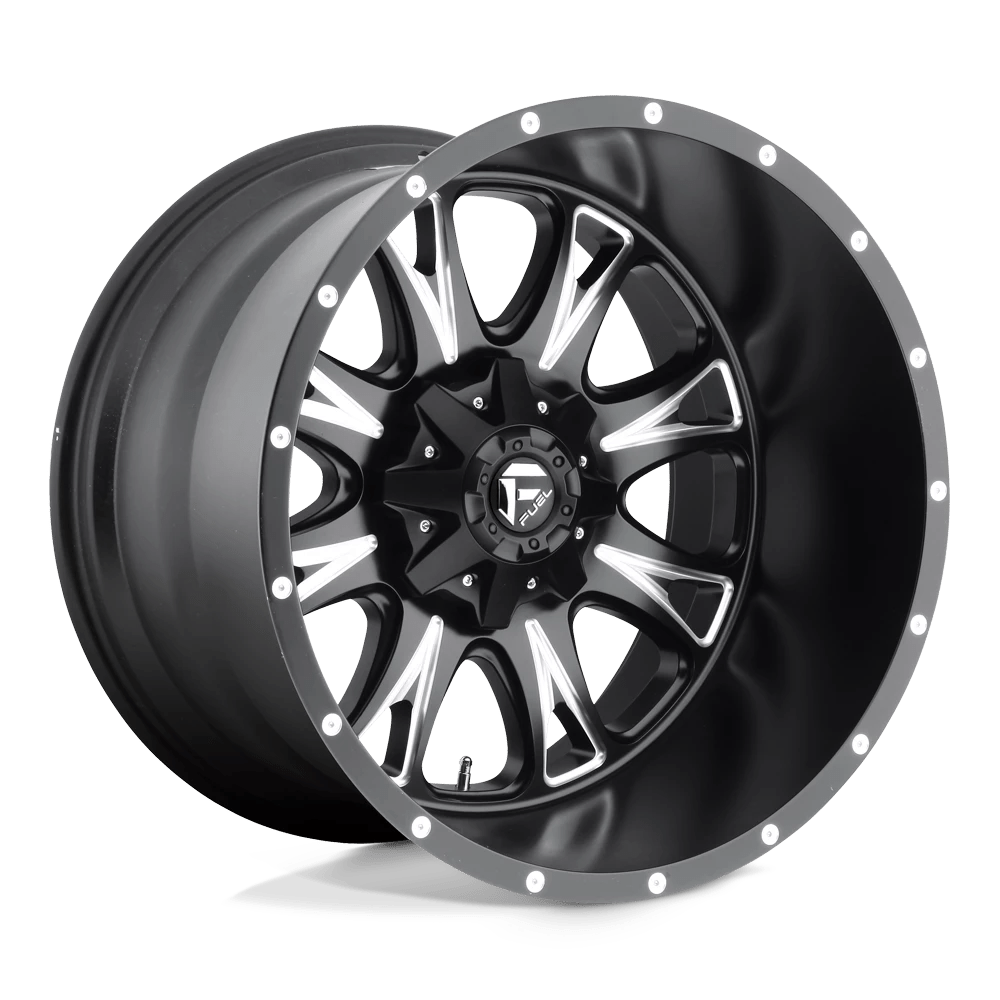 FUEL OFF-ROAD D513 THROTTLE MATTE BLACK MILLED | 22x14 -76 106.1 (6x135/6x139.7)