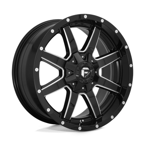 FUEL OFF-ROAD D610 GLOSS BLACK MILLED | 20x14 -76 106.1 (6x135/6x139.7)