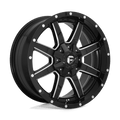 FUEL OFF-ROAD D610 GLOSS BLACK MILLED | 20x12 -44 125.1 (8x170)