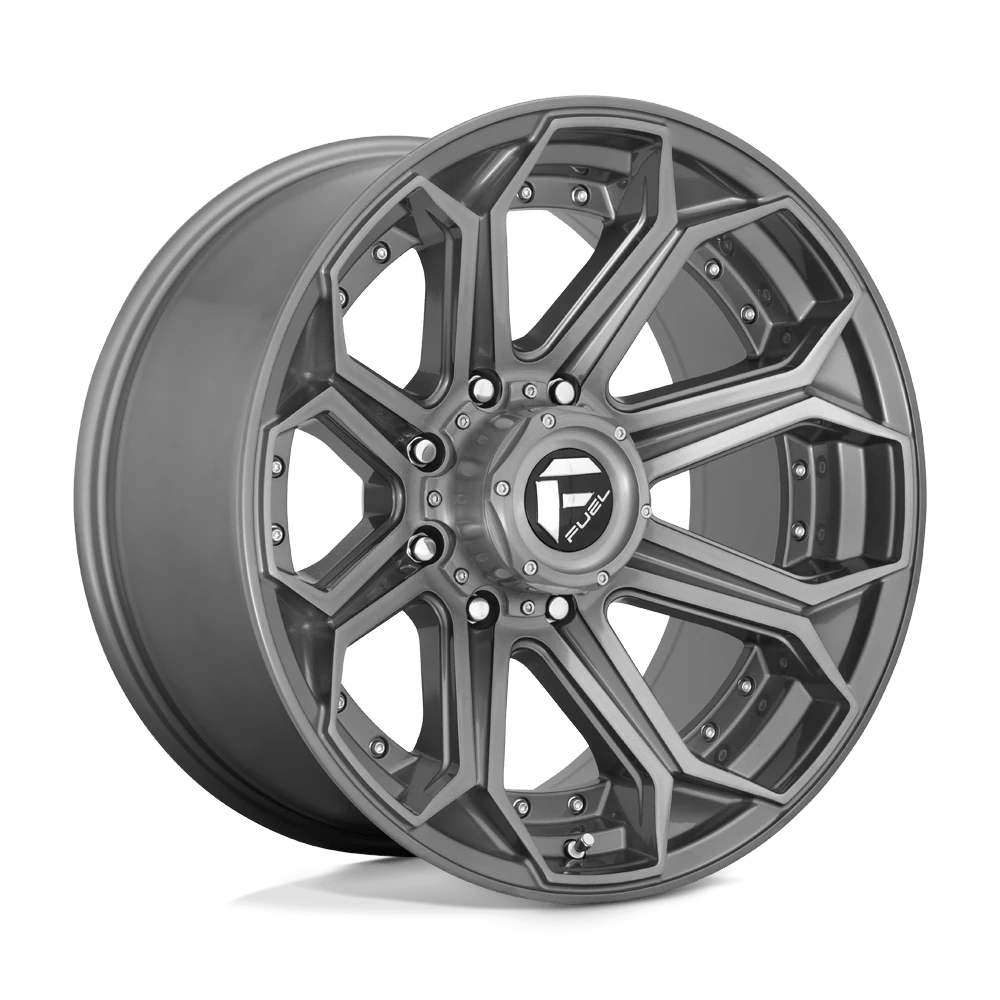 FUEL OFF-ROAD D705 SIEGE BRUSHED GUN METAL TINTED CLEAR | 20x10 -18 125.1 (8x170)