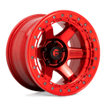 FUEL OFF-ROAD D123 CANDY RED WITH CANDY RED RING | 17x8.5 0 87.1 (6x135)