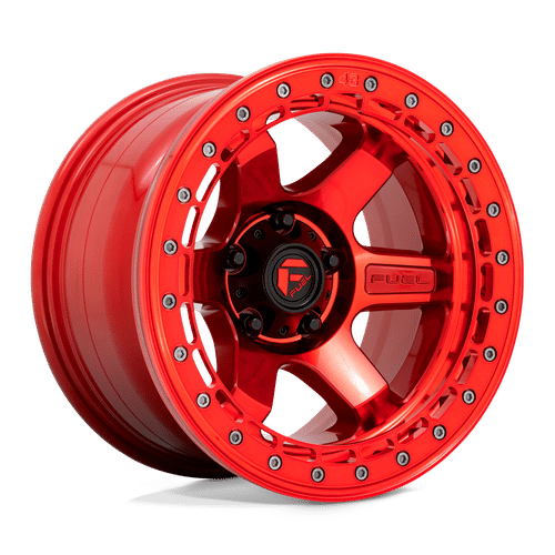 FUEL OFF-ROAD D123 CANDY RED WITH CANDY RED RING | 17x8.5 0 87.1 (6x135)