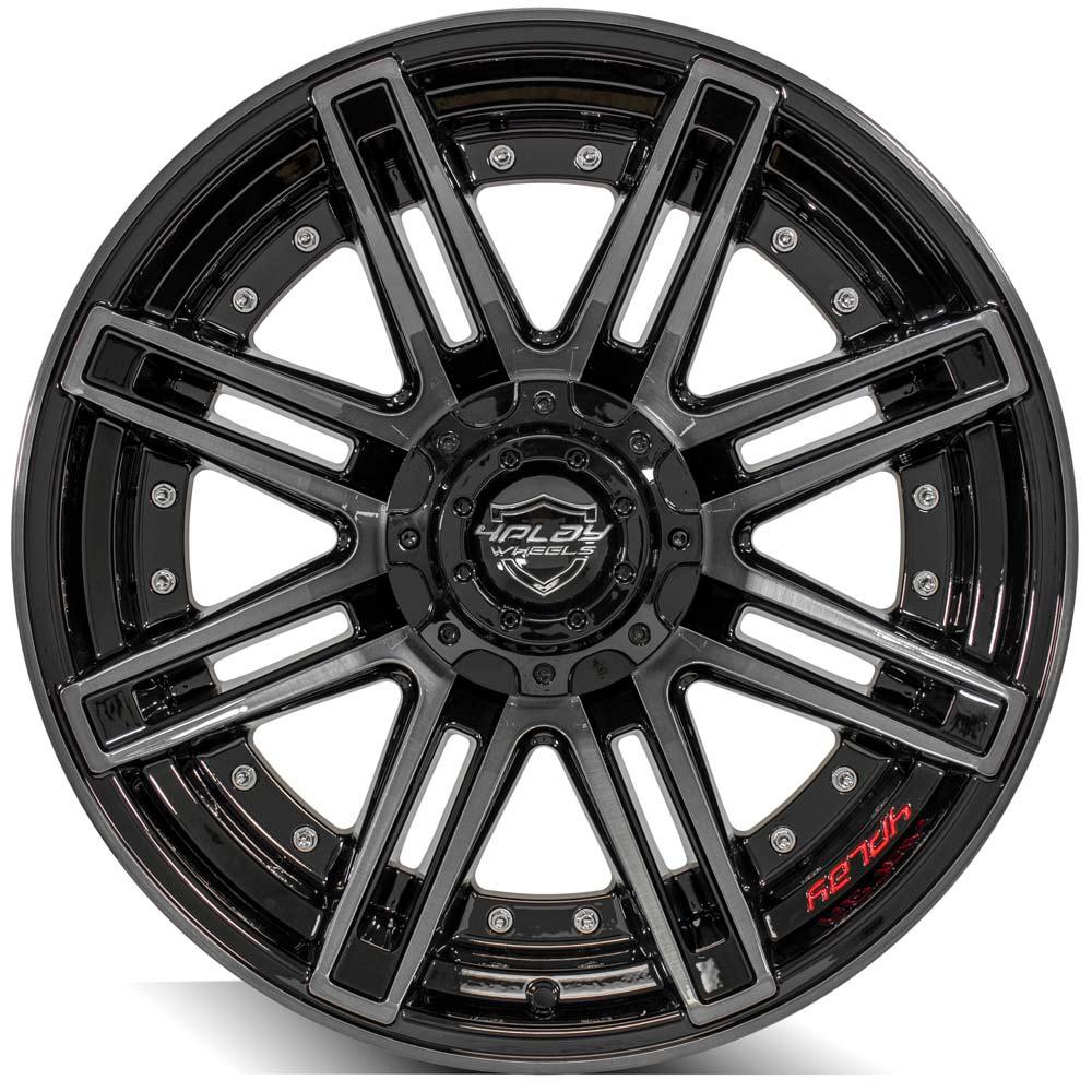 4PLAY Gen2 4P08 Gloss
Brushed | 20x10 -18 106.1 (6x139.7
6x135)
