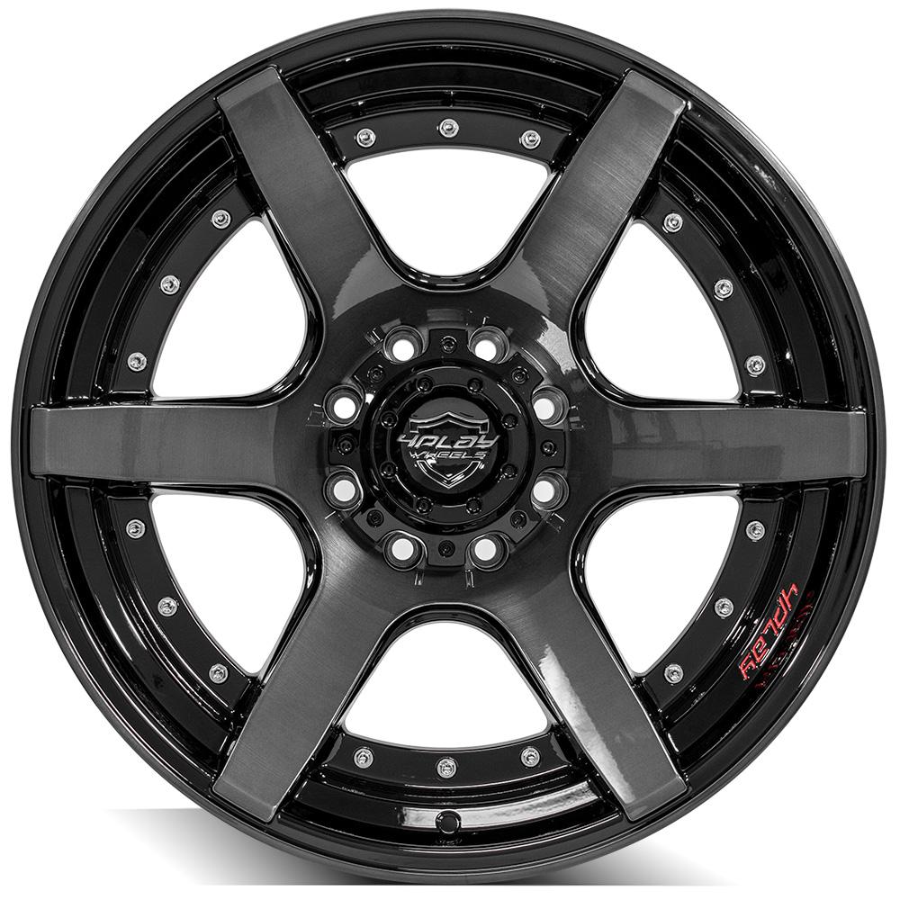 4PLAY Gen2 4P60 Gloss
Brushed | 22x10 -24 124.9 (8x165.1)