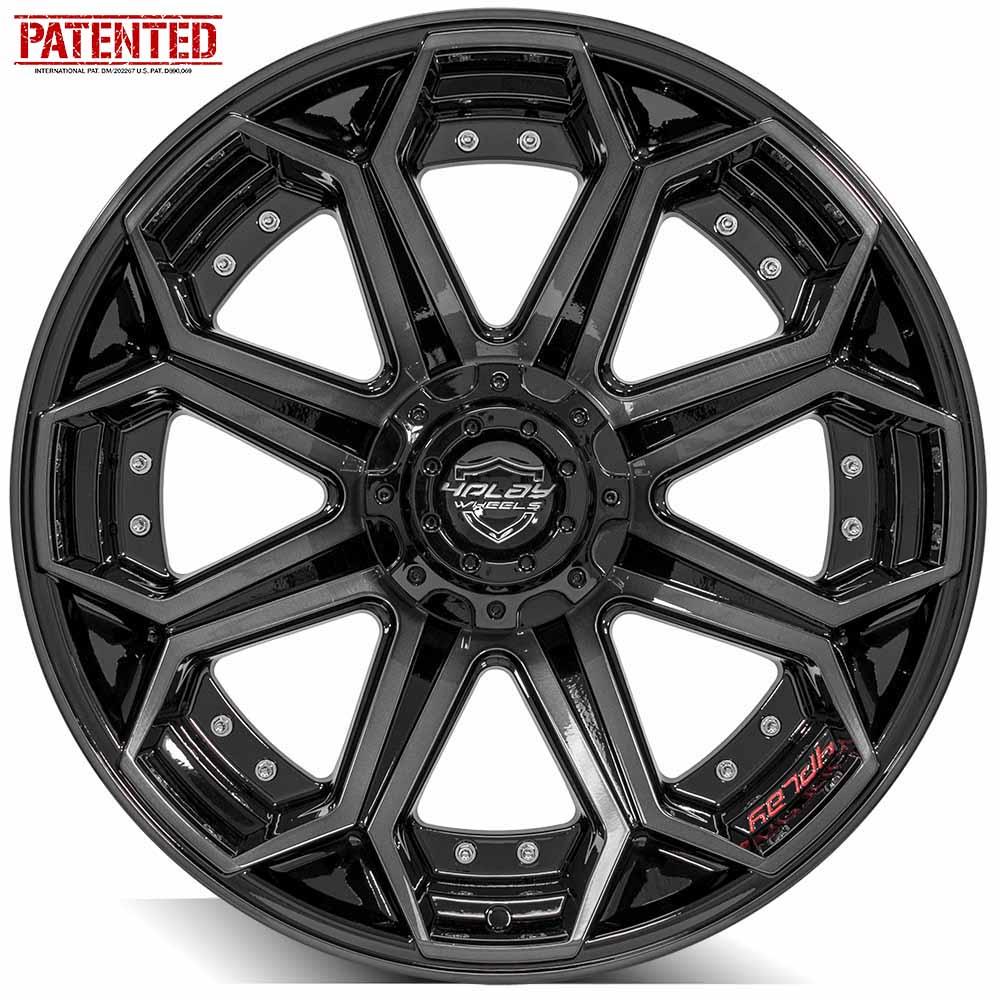 4PLAY Gen2 4P80R Gloss
Brushed | 22x10 -18 106.1 (6x139.7
6x135)