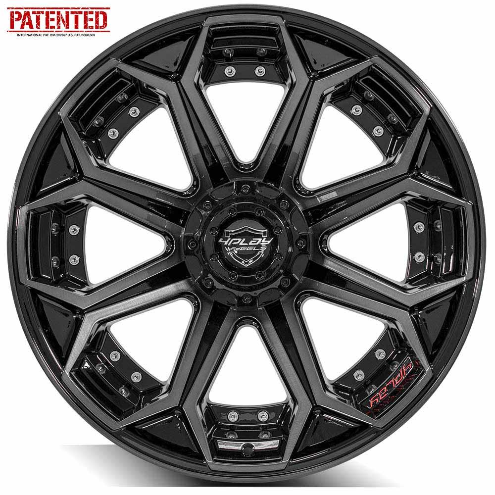 4PLAY Gen2 4P80R Gloss
Brushed | 22x12 -44 106.1 (6x139.7
6x135)