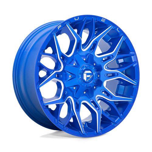 FUEL OFF-ROAD D770 ANODIZED BLUE MILLED | 20x9 1 124.2 (8x180)