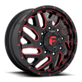 FUEL OFF-ROAD D656 GLOSS BLACK RED TINTED CLEAR | 20x8.25 105 154.3 (8x210)