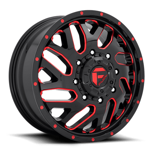 FUEL OFF-ROAD D656 GLOSS BLACK RED TINTED CLEAR | 20x8.25 105 154.3 (8x210)