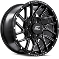 GT OFFROAD AGGRESSION Gloss Black Milled | 18x9 12 106.1 (6x135/6x139.7)
