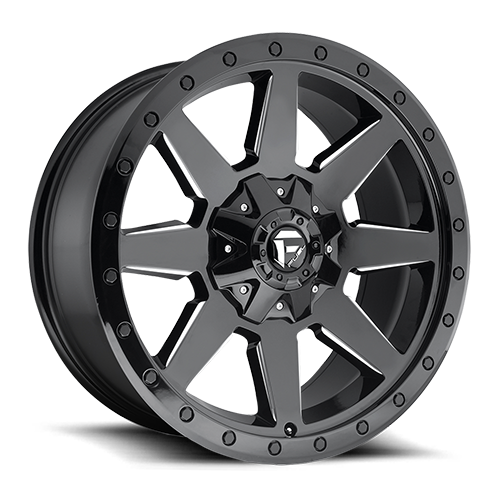 FUEL OFF-ROAD D597 WILDCAT GLOSS BLACK MILLED | 20x9 1 125.1 (8x165.1)