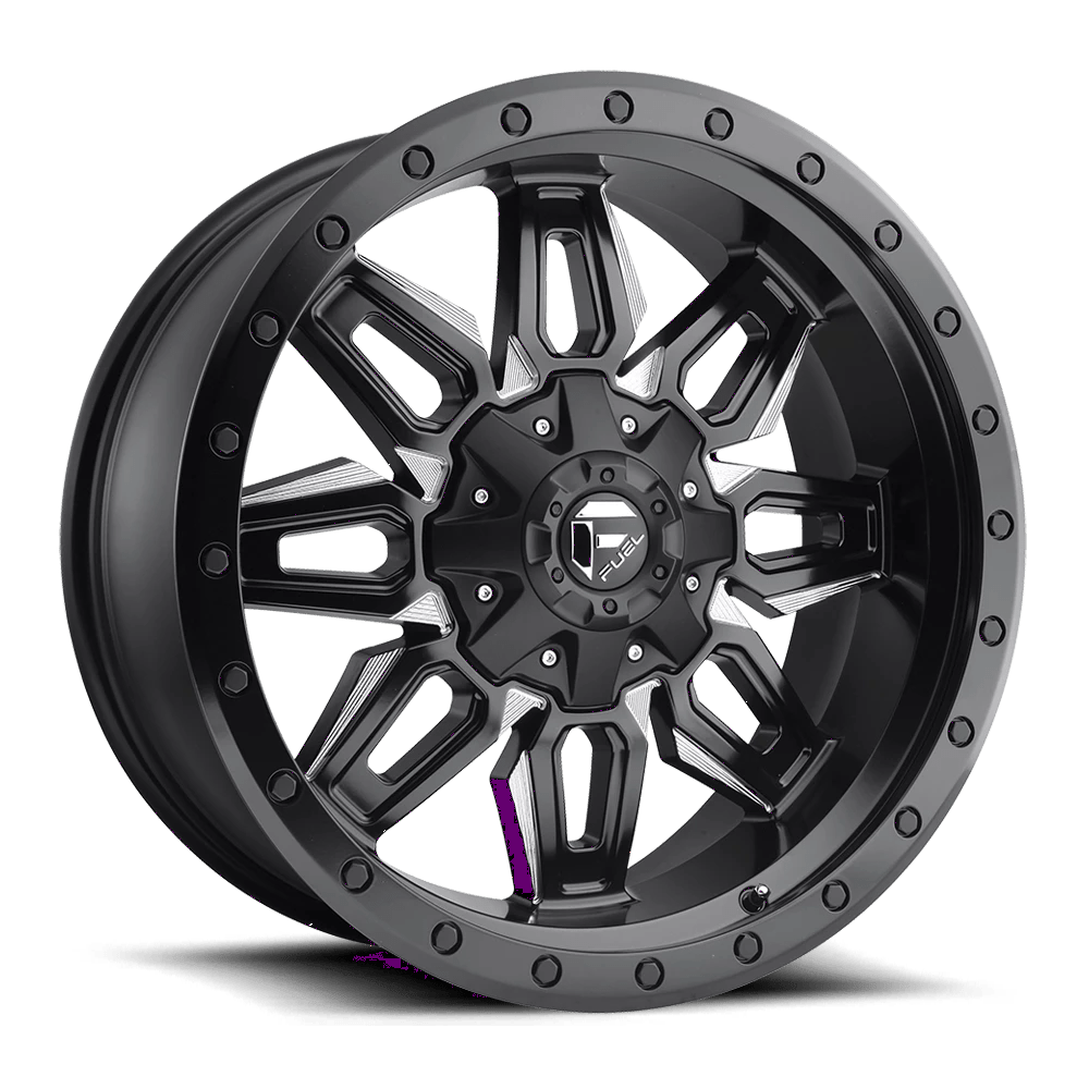 FUEL OFF-ROAD D591 NEUTRON MATTE BLACK MILLED | 18x9 1 124.2 (8x180)