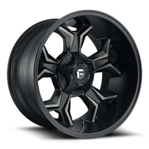 FUEL OFF-ROAD D605 AVENGER MATTE BLACK DOUBLE DARK TINT | 22x12 -44 106.1 (6x135/6x139.7)