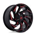FUEL OFF-ROAD D755 GLOSS BLACK MILLED WITH RED TINT | 20x9 20 125.1 (8x170)