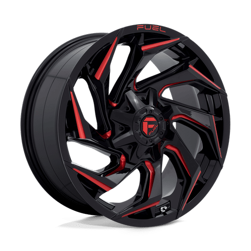 FUEL OFF-ROAD D755 GLOSS BLACK MILLED WITH RED TINT | 20x9 20 125.1 (8x170)