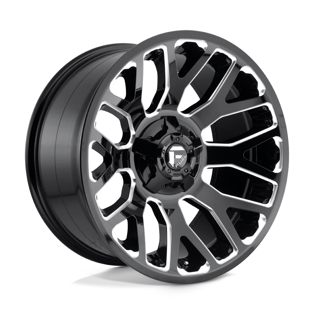 FUEL OFF-ROAD D607 WARRIOR GLOSS BLACK MILLED | 20x10 -18 125.1 (8x170)