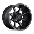 FUEL OFF-ROAD D556 COUPLER MATTE BLACK DOUBLE DARK TINT | 18x9 1 124.2 (8x180)