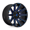 FUEL OFF-ROAD D644 GLOSS BLACK BLUE TINTED CLEAR | 20x9 20 124.2 (8x180)