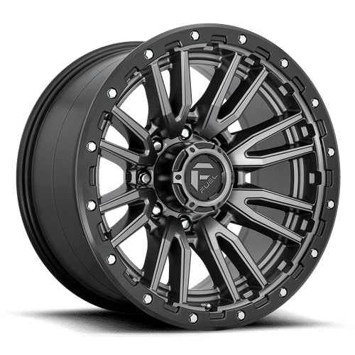 FUEL OFF-ROAD D680 REBEL MATTE GUN METAL BLACK BEAD RING | 22x12 -44 124.2 (8x180)