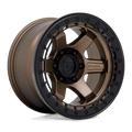FUEL OFF-ROAD D124 MATTE BRONZE WITH MATTE BLACK RING | 17x9 -15 87.1 (6x135)