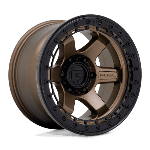 FUEL OFF-ROAD D124 MATTE BRONZE WITH MATTE BLACK RING | 17x9 -15 87.1 (6x135)