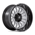 FUEL OFF-ROAD D798 SILVER BRUSHED FACE WITH MILLED BLACK LIP | 22x12 -44 124.2 (8x180)