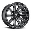 FUEL OFF-ROAD D598 DIESEL GLOSS BLACK MILLED | 20x10 -18 125.1 (8x165.1)
