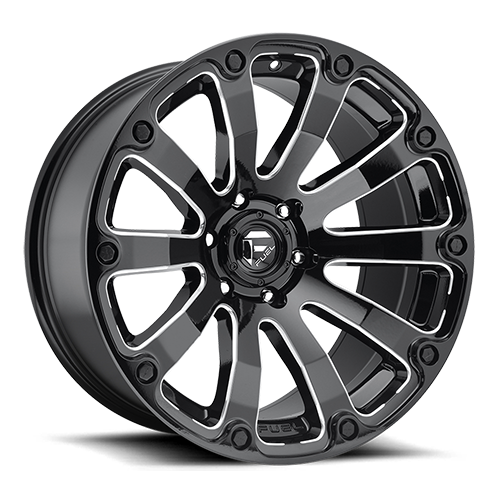 FUEL OFF-ROAD D598 DIESEL GLOSS BLACK MILLED | 20x10 -18 125.1 (8x165.1)