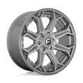 FUEL OFF-ROAD D705 SIEGE BRUSHED GUN METAL TINTED CLEAR | 22x10 -18 106.1 (6x139.7)