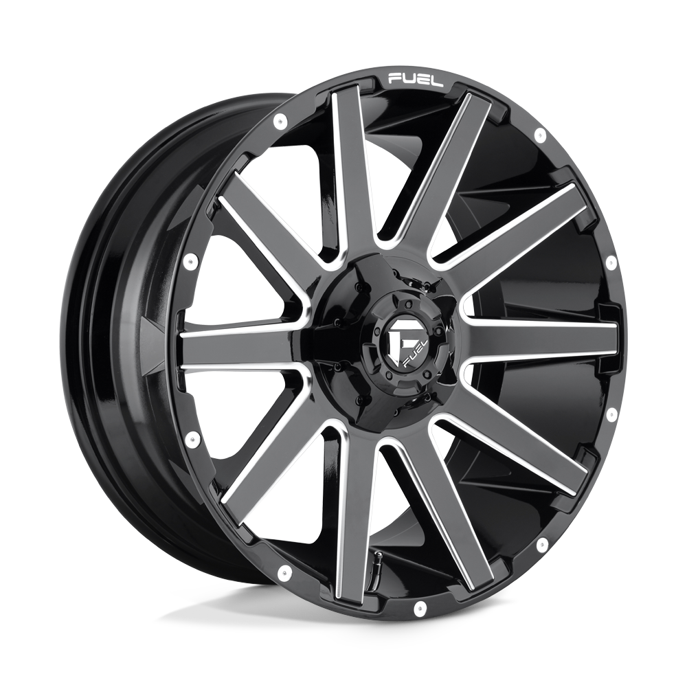 FUEL D615 CONTRA Gloss
Milled | 20x9 20 106.10 (6x135/6x139.7)