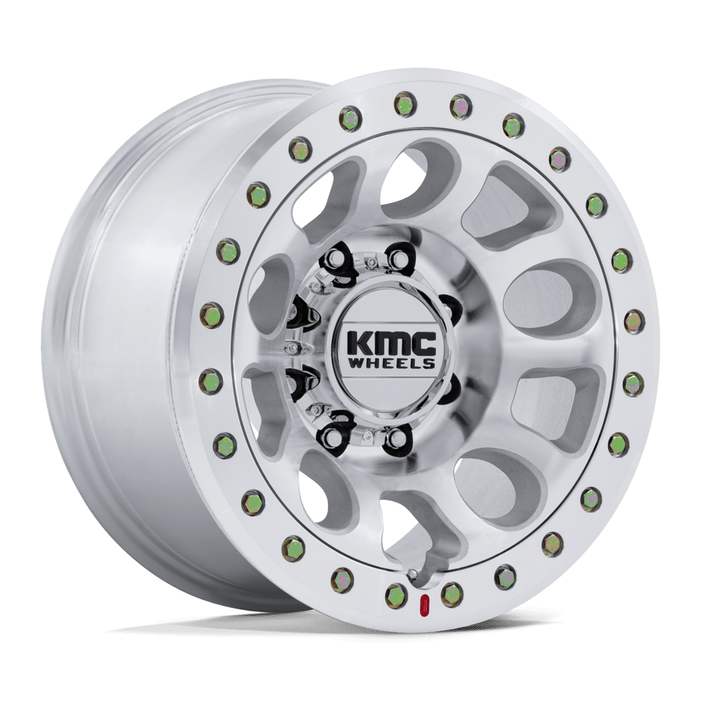 KMC KM241 E25 BEADLOCK Machined | 17x9 1 125.10 (8x165.1)
