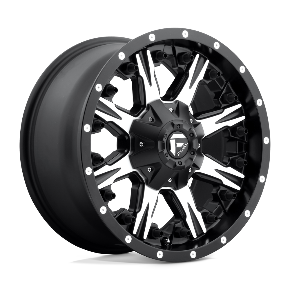 FUEL D541 NUTZ Matte
Machined | 20x10 -12 125.10 (8x165.1)