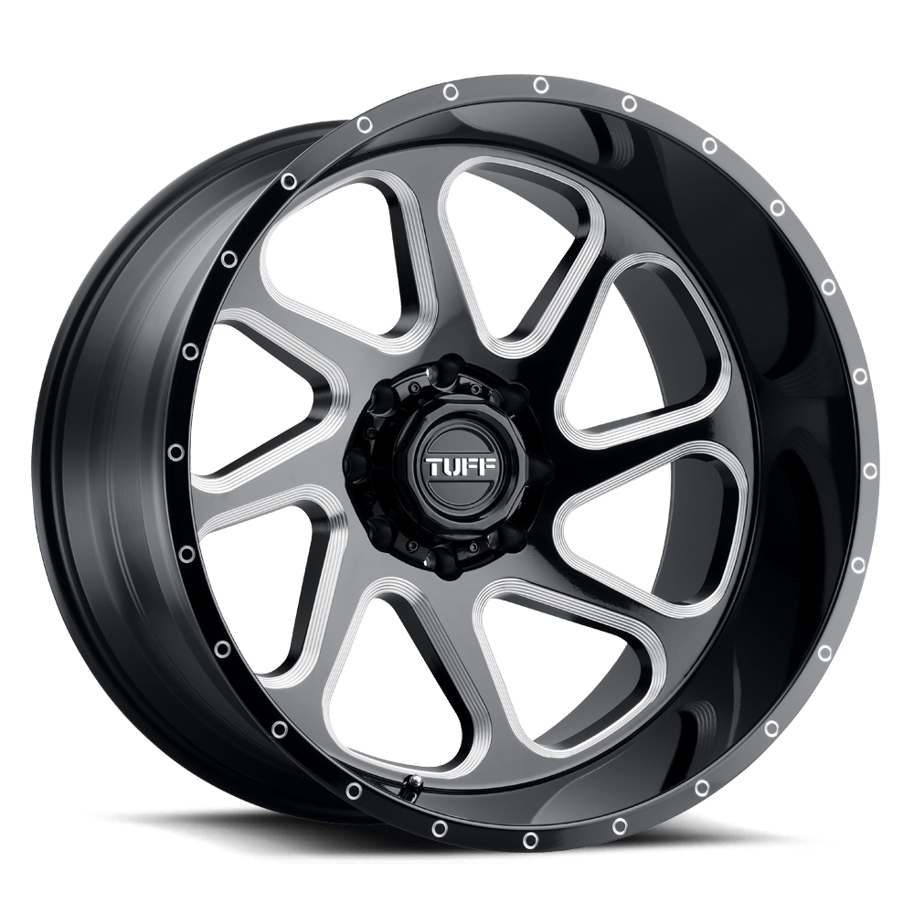 TUFF T2B Gloss
Milled | 22x12 -45 87.10 (6x135)