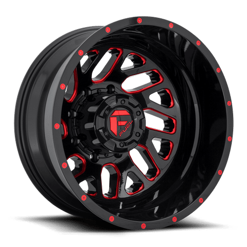 FUEL OFF-ROAD D656 GLOSS BLACK RED TINTED CLEAR | 20x8.25 -201 142 (8x200)