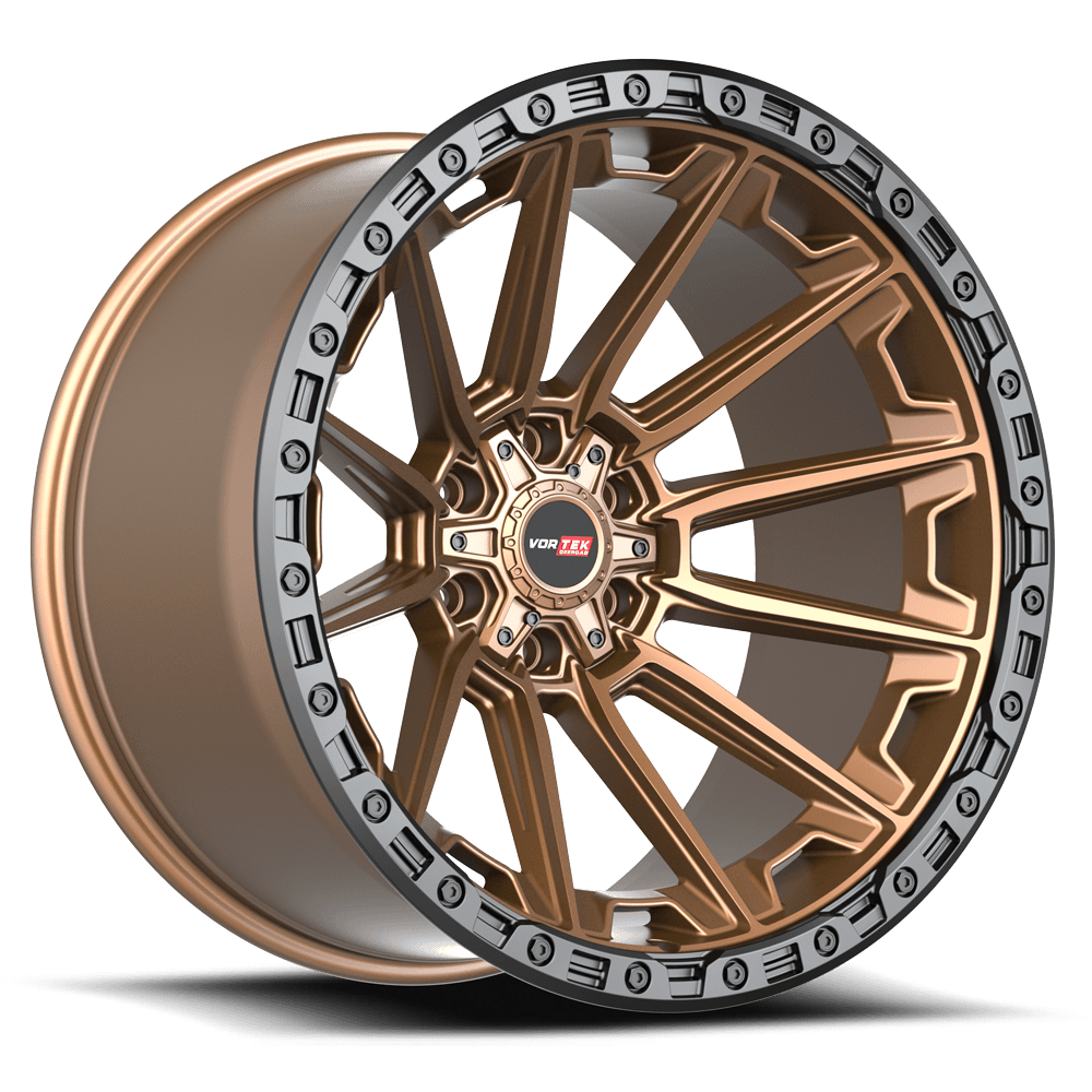 VORTEK VRT-601 Matte Bronze With Black Bead Ring | 17x9 0 106.1 (6x135/6x139.7)