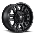 FUEL OFF-ROAD D596 SLEDGE MATTE BLACK GLOSS BLACK LIP | 20x9 35 66.06 (6x114.3)