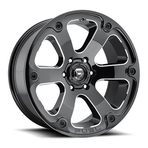 FUEL OFF-ROAD D562 BEAST GLOSS BLACK MILLED | 20x9 20 108 (6x139.7)