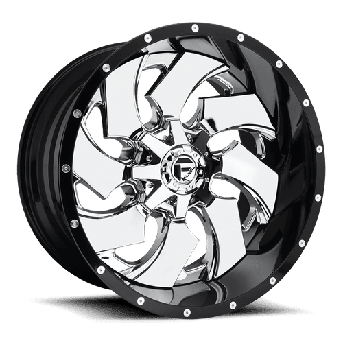 FUEL OFF-ROAD D240 CHROME PLATED GLOSS BLACK LIP | 20x10 -19 125.1 (8x165.1)