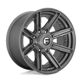 FUEL OFF-ROAD D710 ROGUE PLATINUM BRUSHED GUN METAL TINTED CLEAR | 20x10 -18 125.1 (8x165.1)