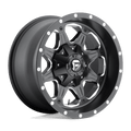 FUEL OFF-ROAD D534 MATTE BLACK MILLED | 17x9 -12 106.1 (6x135/6x139.7)