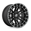 FUEL OFF-ROAD D720 HEATER MATTE BLACK DOUBLE DARK TINT MACHINED | 17x9 -12 87.1 (6x135)